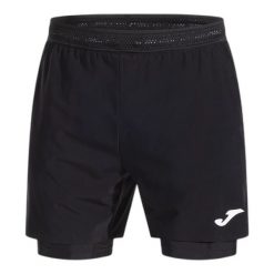 Szorty Joma Smash. Czarne szorty męskie Joma, bez wzorów, z materiału, klasyczne. Za 139.99 zł.