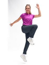 Maier Sports Spodnie funkcyjne "Fortunit XR 2.0" w kolorze granatowym rozmiar: 42. Niebieskie spodnie dresowe damskie Maier Sports, bez wzorów, z materiału. Za 196.70 zł.