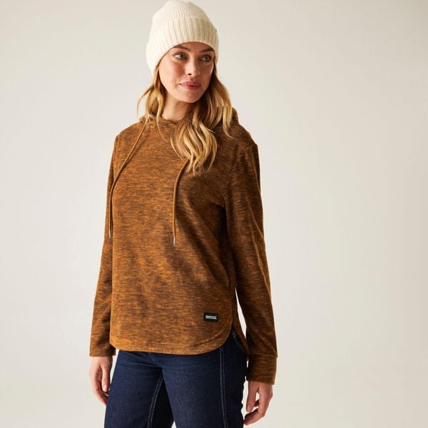 Bluza damska z kapturem Mayse. Brązowe bluzy z kapturem damskie Regatta, z bawełny. Za 176.50 zł.