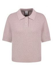 Eight2Nine Koszulka polo w kolorze jasnoróżowym rozmiar: XL. Różowe bluzki damskie Eight2Nine, xl, bez wzorów, z bawełny, bez kołnierzyka, bez ramiączek. Za 105.14 zł.