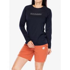 Bluza damska Mammut Selun FL Longsleeve Logo. Niebieskie bluzy bez kaptura damskie Mammut, l. Za 320.35 zł.