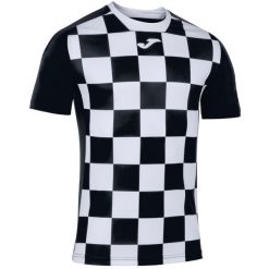 Koszulka do piłki nożnej męska Joma Flag II. Białe t-shirty sportowe męskie Joma, m, bez ramiączek, do piłki nożnej. W wyprzedaży za 72.80 zł.