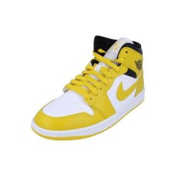 Buty damskie Nike Air Jordan 1 Mid. Żółte obuwie do biegania damskie Nike, Nike Air Jordan. Za 549.99 zł.