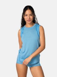 KARI TRAA Top sportowy "Embla" w kolorze błękitnym rozmiar: XS. Niebieskie topy damskie Kari Traa, xs, bez wzorów, z wełny, bez kołnierzyka. Za 165.99 zł.