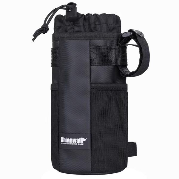 Torba rowerowa na kierownicę termiczna Rhinowalk RK9100 stem bag. Czarne torebki klasyczne damskie RHINOWALK, bez wzorów, bez dodatków. Za 99.00 zł.