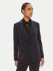 Boss Marynarka Jocaluah 50490053 Granatowy Regular Fit. Niebieskie marynarki i żakiety damskie Boss, bez wzorów, z syntetyku. Za 899.99 zł.