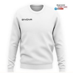 Bluza polar Givova One. Białe bluzy sportowe damskie Givova, l, bez wzorów, z polaru, bez ramiączek, bez kaptura. Za 78.97 zł.