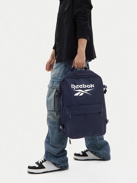 Reebok Plecak podróżny RBK-015-CCC-06 Granatowy. Niebieskie plecaki męskie Reebok, bez wzorów, z materiału. Za 219.99 zł.