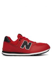 New Balance Sneakersy G5742SG Czerwony. Czerwone buty sportowe chłopięce New Balance, ze skóry, bez zapięcia. Za 429.99 zł.