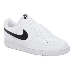 Męskie Buty Sportowe Court Vision Ze Skóry Syntetycznej. Białe buty sportowe na co dzień męskie Nike, na zimę, ze skóry, bez zapięcia. Za 504.99 zł.