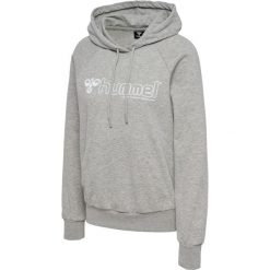 Damska bluza z kapturem Hummel Noni 2.0. Szare bluzy z kapturem damskie HUMMEL, na wiosnę, l, z bawełny. Za 212.45 zł.