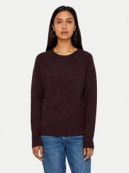 Vero Moda Sweter Doffy 10201022 Bordowy Regular Fit. Czerwone swetry klasyczne damskie Vero Moda, s, z syntetyku, bez kołnierzyka. Za 109.99 zł.