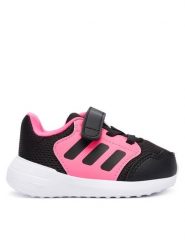 Adidas Sneakersy Tensaur Run 3.0 JR6051 Czarny. Czarne buty sportowe dziewczęce Adidas, bez wzorów, z materiału, bez zapięcia. Za 119.99 zł.