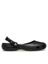 Crocs Baleriny Classic Ballet 211994 Czarny. Czarne baleriny damskie Crocs, bez wzorów, z tworzywa sztucznego, bez obcasa. Za 189.99 zł.