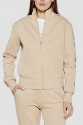 GUESS Beżowa bluza damska z lampasami Britney. Brązowe bluzy bez kaptura damskie Guess, xs. W wyprzedaży za 265.99 zł.
