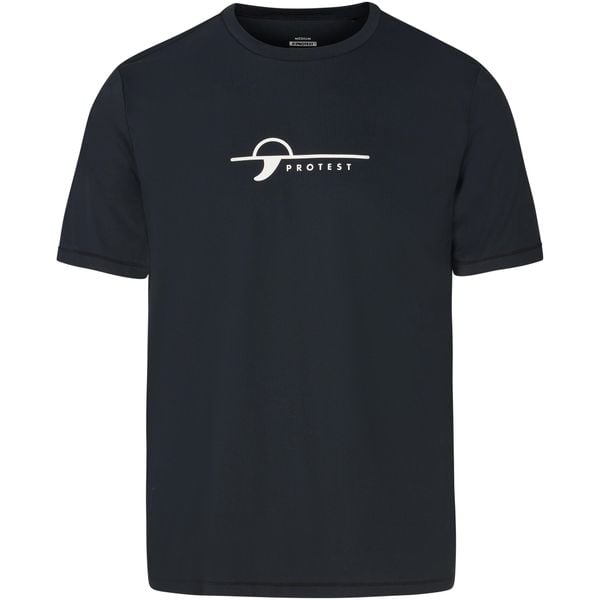 T-Shirt do surfingu męski PROTEST PRTCore. Czarne t-shirty męskie Protest, l, bez wzorów, z materiału, bez kołnierzyka. Za 237.00 zł.