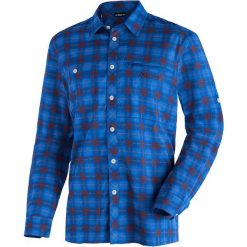 Koszula z długim rękawem Maier Sports Kasen. Niebieskie koszule męskie Maier Sports, na lato, bez wzorów, bez kołnierzyka, bez ramiączek. Za 357.00 zł.