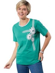 WITT WEIDEN Koszulka w kolorze turkusowym rozmiar: 44. Niebieskie t-shirty damskie WITT WEIDEN, bez wzorów, z bawełny, bez kołnierzyka. Za 30.45 zł.