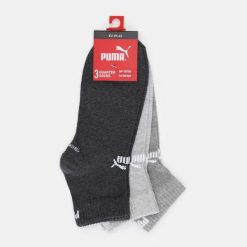 Puma Skarpety 3-Pack 94710810. Szare skarpetki męskie Puma, bez wzorów. Za 36.99 zł.