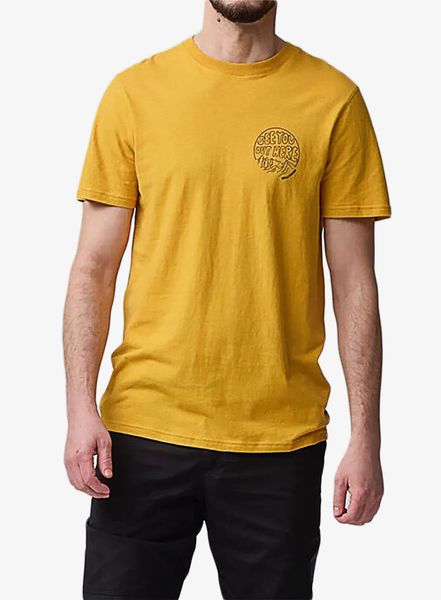 Koszulka bawełniana męska Fjallraven Hemp Blend Out Here T-shirt. Żółte t-shirty męskie Fjällräven, na lato, m, bez wzorów, z bawełny, bez kołnierzyka. Za 240.89 zł.