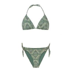 Damski 2-częściowy kostium kąpielowy Protest Folta. Zielone bikini damskie Protest, bez wzorów. Za 273.00 zł.