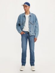 Levi's Dżinsy "511" - Slim fit - w kolorze niebieskim rozmiar: W34/L32. Niebieskie jeansy męskie Levi's. Za 232.23 zł.