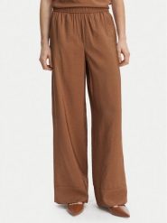 Marella Spodnie materiałowe Eremi 2613131154 Brązowy Regular Fit. Brązowe spodnie materiałowe damskie Marella, bez wzorów, z materiału. Za 879.99 zł.