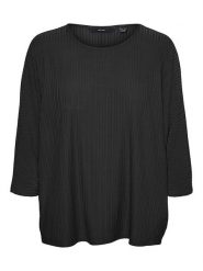 Vero Moda Koszulka w kolorze czarnym rozmiar: XS. Czarne bluzki damskie Vero Moda, xs, bez wzorów, bez kołnierzyka. Za 37.30 zł.