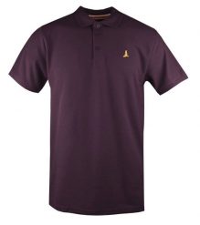 Klasyczna, Męska Koszulka Polo - Brave Soul - Kolor Burgundowy. Czerwone koszulki polo męskie Brave Soul, na lato, l, bez wzorów, z bawełny, bez ramiączek. Za 75.00 zł.