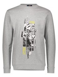 Cavalli CLASS Bluza w kolorze szarym rozmiar: XXL. Szare bluzy bez kaptura męskie Cavalli Class, xxl, z bawełny. Za 136.13 zł.