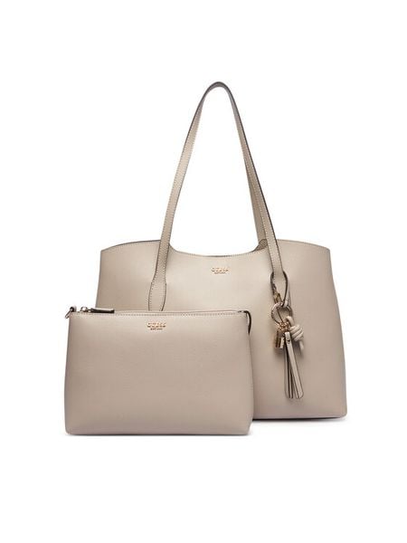 Guess Torebka HWBG97 35230 Beżowy jasny. Brązowe torebki klasyczne damskie Guess, z aplikacjami, ze skóry, bez dodatków. Za 634.99 zł.