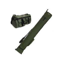 Traxis torba wędkarska + pokrowiec 12ft. Zielone torebki klasyczne damskie TRAXIS, bez wzorów, bez dodatków. Za 263.99 zł.