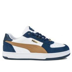 Buty męskie sportowe do chodzenia Puma CAVEN 2.0 LUX SD. Białe buty sportowe na co dzień męskie Puma, ze skóry, bez zapięcia, trekkingowe. Za 279.00 zł.