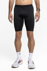 Spodenki męskie do bieganie Rough Radical Power Tech. Czarne szorty męskie ROUGH RADICAL, na lato, bez wzorów, z dzianiny, sportowe. Za 169.00 zł.