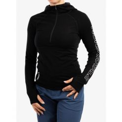 Bluza termoaktywna damska Mons Royale Bella Tech Hood. Czarne bluzy bez kaptura damskie Mons Royale, s. Za 349.99 zł.