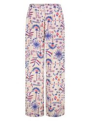 Sublevel Spodnie w kolorze beżowo-niebieskim rozmiar: S. Brązowe spodnie materiałowe damskie Sublevel, bez wzorów, z materiału. Za 82.99 zł.