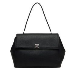 Torebka Calvin Klein. Czarne torebki klasyczne damskie CALVIN KLEIN, bez wzorów, bez dodatków. Za 699.99 zł.