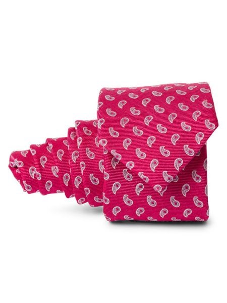 Finshley & Harding Krawat Mężczyźni Jedwab wyrazisty róż, ONE SIZE. Czerwone krawaty i muchy męskie Finshley & Harding, bez wzorów, z jedwabiu. Za 179.95 zł.