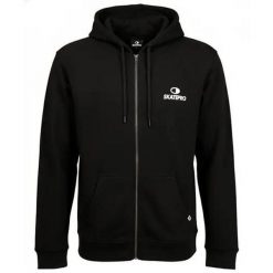 Odzież Bluza sportowa unisex SkatePro Zip Bluza z kapturem - XL - Czarny. Biała bluzy sportowe damskie SKATEPRO, na zimę, xl, bez wzorów, z bawełny, bez ramiączek, z kapturem. Za 174.99 zł.