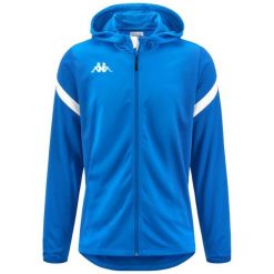 Bluza z kapturem i zamkiem błyskawicznym Kappa Dolve. Białe bluzy z kapturem męskie Kappa, na zimę, m, z materiału. Za 259.50 zł.