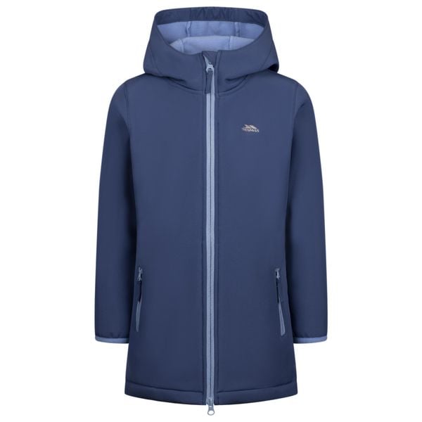 Trespass Brennagh - Damska kurtka softshell Bluetone. Niebieskie kurtki damskie Trespass, bez wzorów, z polaru, bez kaptura. Za 314.99 zł.