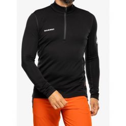 Bluza trekkingowa męska Mammut Aenergy ML Half Zip Pull. Czarne bluzy bez kaptura męskie Mammut, m. Za 479.99 zł.