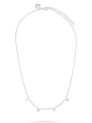 Tamaris Naszyjnik z cyrkoniami - dł. 45 cm rozmiar: onesize. Szare naszyjniki damskie Tamaris, srebrne. Za 130.99 zł.