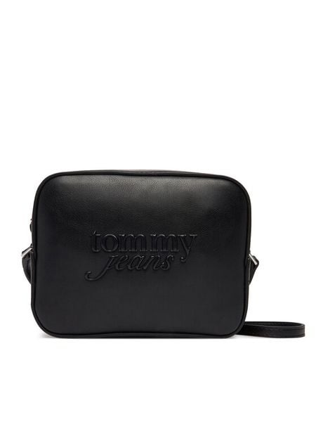 Tommy Jeans Torebka Tjw Must Camera Bag AW0AW18451 Czarny. Czarne listonoszki damskie Tommy Jeans, bez wzorów, z jeansu, bez dodatków. Za 210.99 zł.