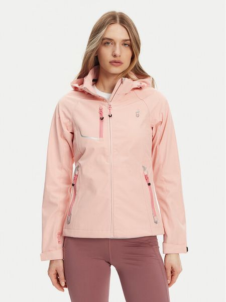 Aulp Kurtka softshell Rossa Koralowy Regular Fit. Pomarańczowe kurtki softshell damskie Aulp, s, bez wzorów, z softshellu, bez kaptura. Za 239.99 zł.