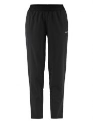 Craft Essence Training Pants 3 W – Spodnie treningowe z materiału z recyklingu. Czarne spodnie materiałowe damskie Craft, bez wzorów, z elastanu. Za 344.00 zł.