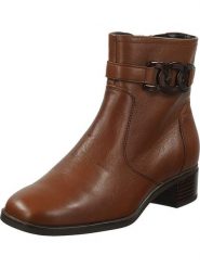 Ara Shoes Skórzane botki w kolorze brązowym na obcasie rozmiar: 41. Brązowe botki damskie Ara Shoes, ze skóry, eleganckie, bez obcasa, na obcasie, bez zapięcia. Za 295.66 zł.