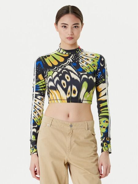 Adidas Bluzka Farm Rio JL8650 Kolorowy Slim Fit. Bluzki damskie Adidas, l, bez wzorów, z syntetyku, bez kołnierzyka, bez ramiączek. Za 139.99 zł.