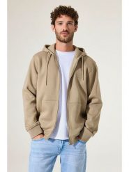 Garcia Bluza w kolorze beżowym rozmiar: XL. Brązowe bluzy z kapturem męskie Garcia, xl. Za 223.73 zł.