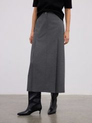 BGN Spódnica w kolorze antracytowym rozmiar: 34. Czarne spódniczki damskie BGN, bez wzorów, z podwyższonym stanem, midi, proste. Za 78.99 zł.